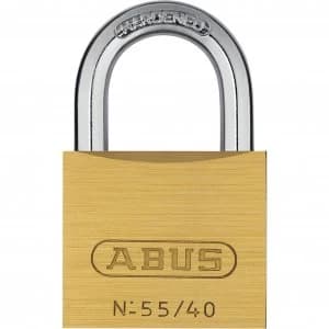 Abus 55 Series Basic Brass Padlock Keyed Alike 40mm Standard 5401