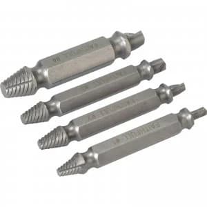 Faithfull 4 Piece Screw Extractor Kit