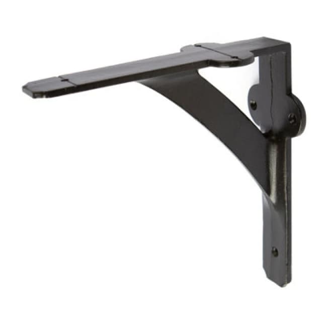 Hammer and Tongs Hammer & Tongs Iron Shelf Bracket - D150mm - Black