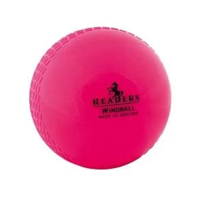 Readers Windball Training Mens Cricket Ball - Pink