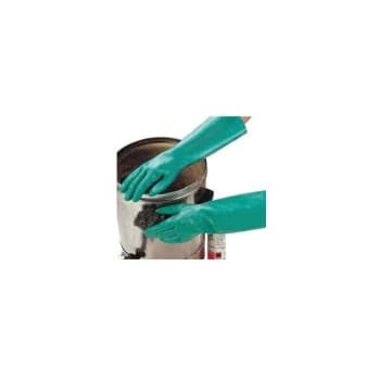 ND45/09 N-Dura 45 Green N Itrile Glove 45CM Size 9 - Polyco