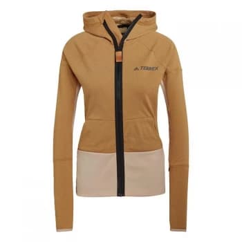 adidas Terrex Zupahike Hooded Fleece Jacket Womens - Mesa
