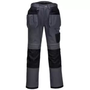 Portwest Mens PW3 Work Holster Trousers (30R) (Zoom Grey/Black) - Zoom Grey/Black