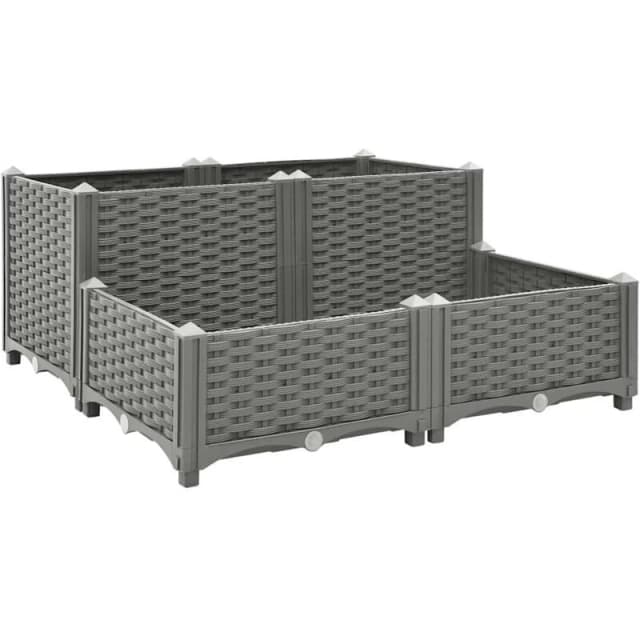VIDAXL Raised Bed 80x80x38cm Polypropylene Vidaxl 8720845671938