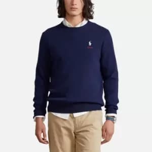 Polo Ralph Lauren Mens Cotton Jumper - Cruise Navy - L