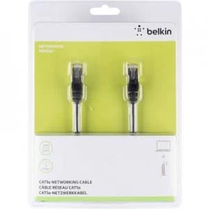 Belkin RJ45 A3L981BT10MBKHS Network cable, patch cable CAT 6 S/FTP 10.00 m Black incl. detent