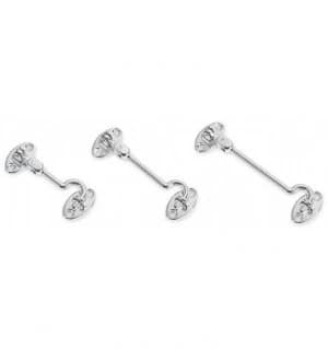 Universal Cabin Hooks in Brass or Chromium plated