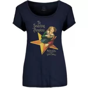 The Smashing Pumpkins - Mellon Collie Ladies XX-Large T-Shirt - Blue