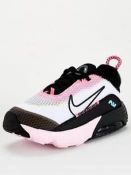 Nike Infants Air Max 2090 Trainer - White/Black, Size 8.5