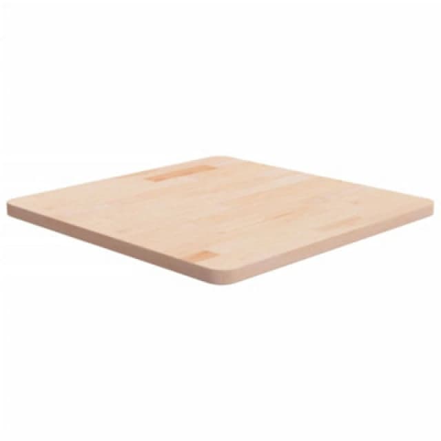 Vidaxl Square Table Top 60X60X2.5cm Untreated Solid Wood Oak