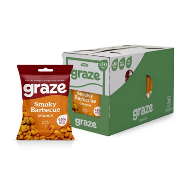 Graze BBQ Crunch Bag 35g (10 Pack) 3842