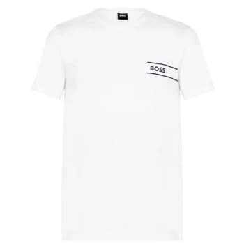 Boss Relaxed-Fit Cotton T Shirt - White