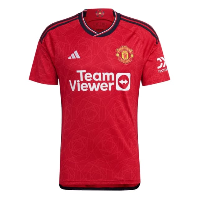 adidas Manchester United Home Shirt 2023 2024 Adults Team Red male XS