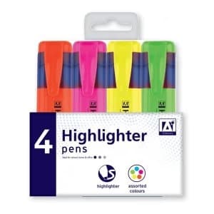 A Star Highlighters Pack 4