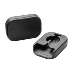 Set of 2 units plastic caps