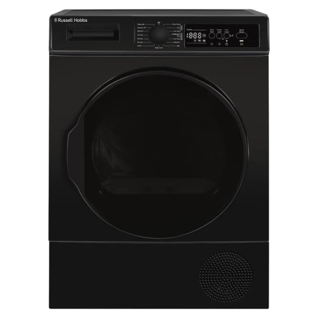 Russell Hobbs 12 Series 8kg HP Dryer Black - Russell Hobbs Black UP22301