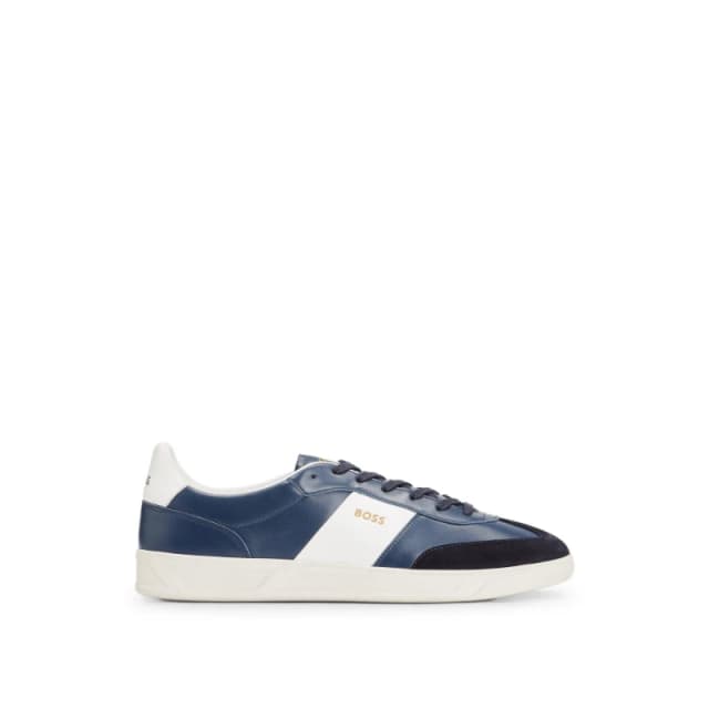 Boss Brandon Tennis Trainers Navy male UK 8