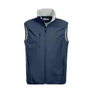 Clique Mens Basic Softshell Gilet (5XL) (Dark Navy)