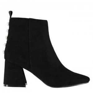 Miso Lotus Pearl Boots - Black