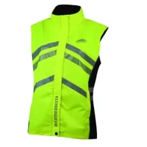 Weatherbeeta Unisex Adult Reflective Waterproof Gilet (XS) (Hi Vis Yellow)