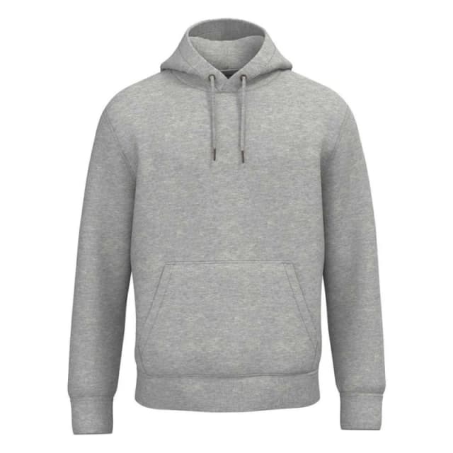 Native Spirit Mens Plain Hoodie in Light Grey Size: XS Light Grey Male XS