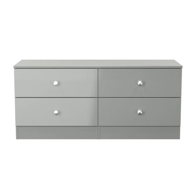 Portland 4 Drawer Bed Box In Uniform Grey & Dusk Grey (Ready Assembled)