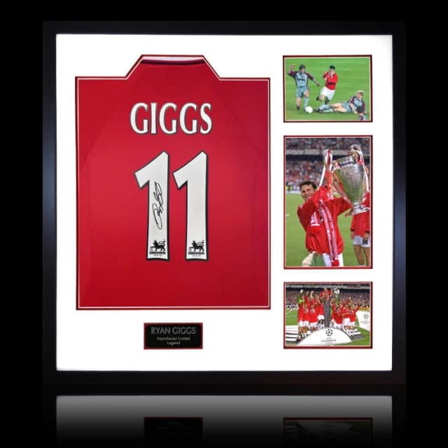 The Fan Cave Ryan Giggs Signed Manchester United Shirt Elite Fr Red unisex 820mm x 82