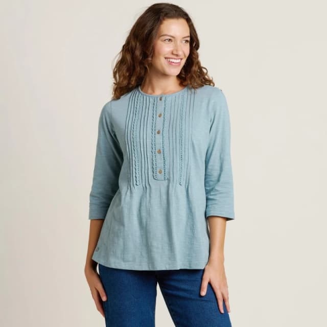 Brakeburn Folke Long Sleeve T-Shirt Blue