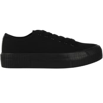 Kangol Canvas Ladies Trainers - Black