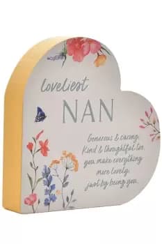 The Cottage Garden Loveliest Nan 3D Heart