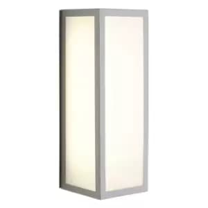 Zinc THETIS 13.5W LED Outdoor Box Lantern Stainless Steel