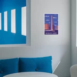 Buenos Aires Multicolor Decorative Metal Wall Accessory