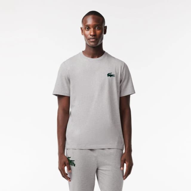 Lacoste Cotton Loungewear T-Shirt Grey male XS