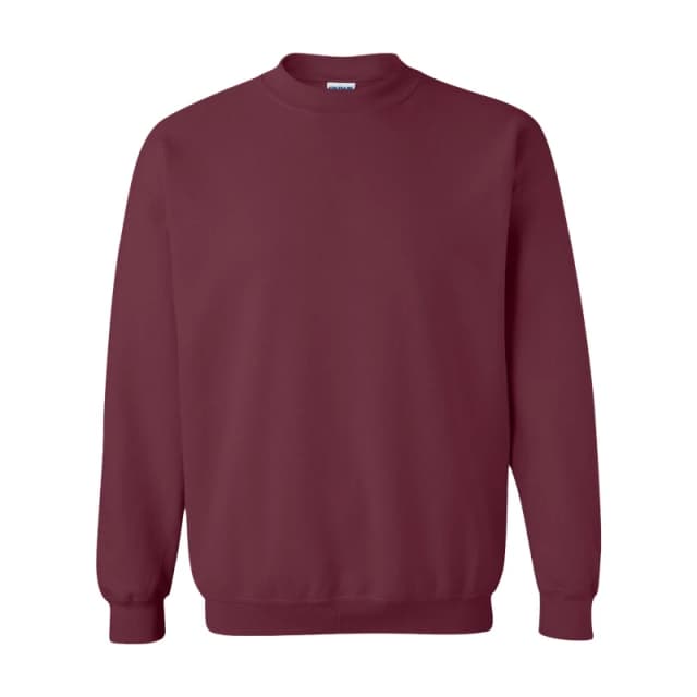 Gildan Heavy Blend Crewneck Sweatshirt Pack of 2 in Maroon Size: XS Maroon Unisex XS