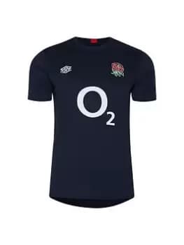Umbro Mens England Short Sleeved Gym Tee (O2), Navy, Size S, Men