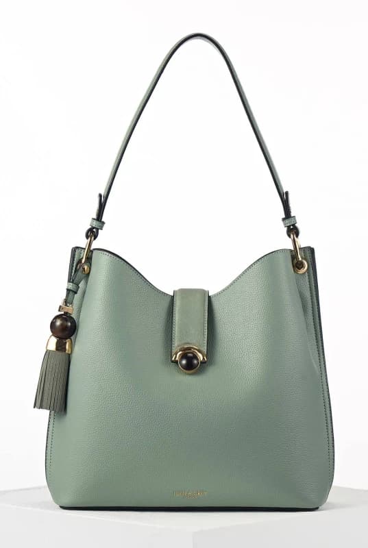 Luella Grey Womens 'Andrea' Hobo Tote in Green Green Female