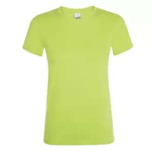 SOLS Womens/Ladies Regent Short Sleeve T-Shirt (S) (Apple)
