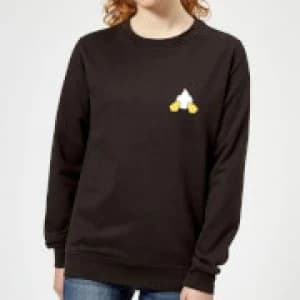 Disney Donald Duck Backside Womens Sweatshirt - Black