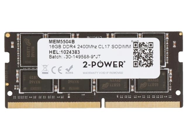 2-Power 16GB DDR4 2400MHz CL17 SODIMM Memory - replaces KCP424SD8/16