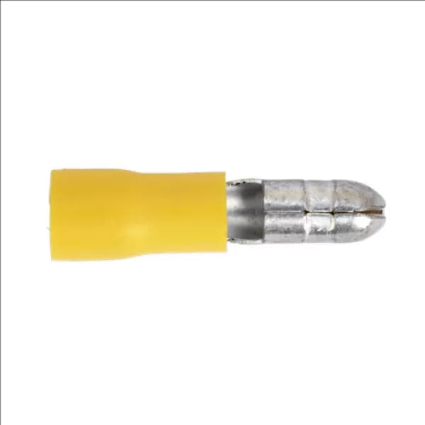 Genuine SEALEY YT21 Bullet Terminal Ø5mm Yellow Pack of 100