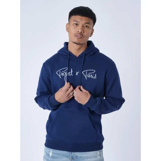 Project X Paris Sweatshirt hooded Project X Paris Bleu Unisex S