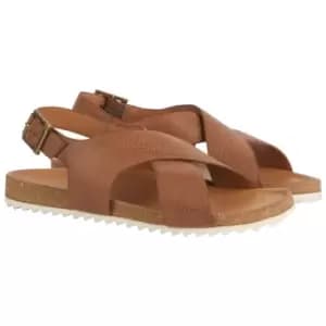 Barbour Womens Rochelle Sandals Cognac UK 7