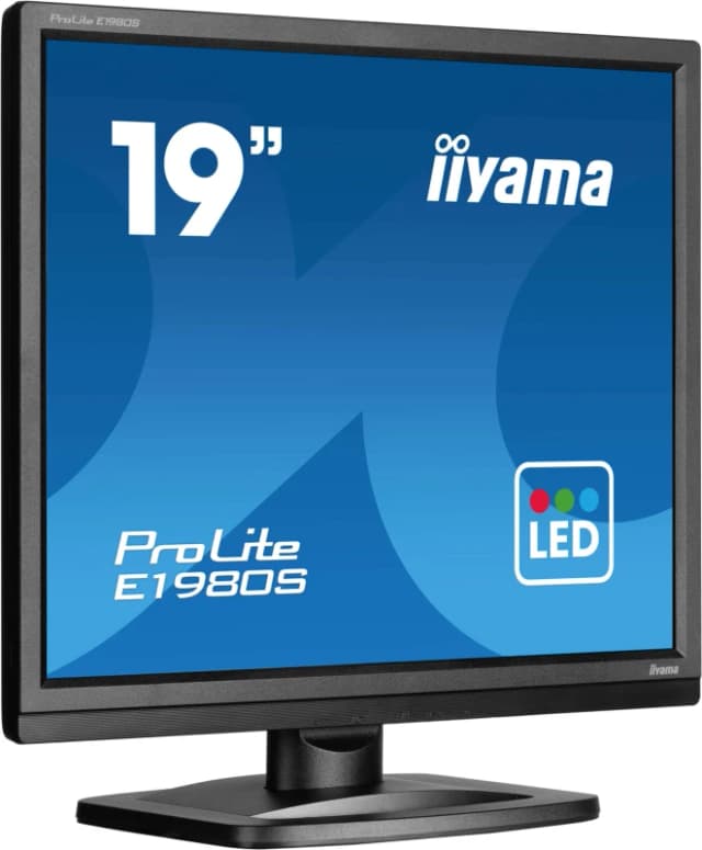 iiyama iiyama ProLite E1980S-B1 computer monitor 48.3cm (19") 1280 x 1024 pixels VGA LED Black E1980S-B1