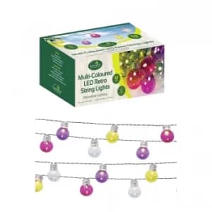 50 Retro Multi Colour String Lights