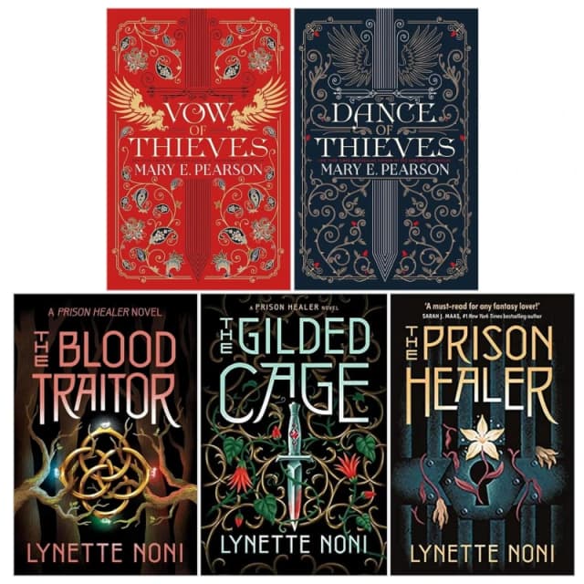 The Prison Healer and Dance of Thieves Series by Lynette Noni & Mary E. Pearson 5 Books Collection Set Lynette Noni & Mary E. Pearson Books