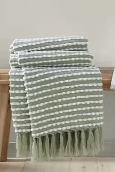 'Stab Stitch' Blanket Throw
