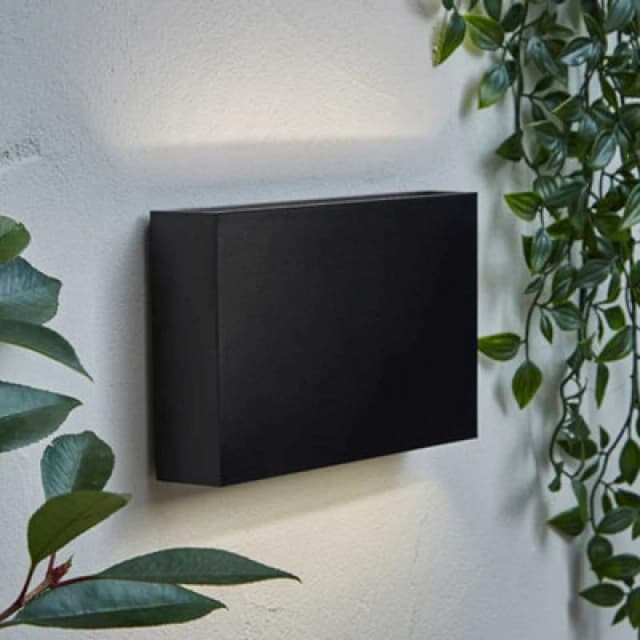 ValueLights ValueLights Jake Matte Black Up and Down IP65 LED Outdoor Wall Light Black One Size Unisex 5016529274506