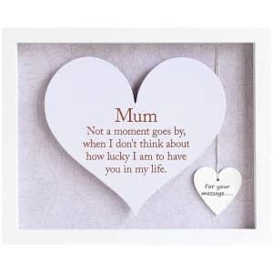 Said with Sentiment Rectangular Heart Frames Mum