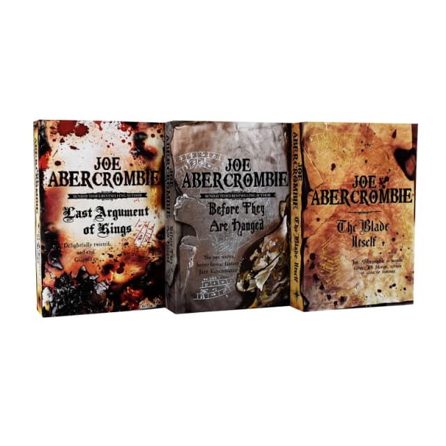 Joe Abercrombie First Law Series 3 Book Set The Blade Itself Before They Are Hanged Last Argument Of Kings Joe Abercrombie Books