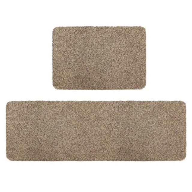 JVL Tanami Barrier Mat and Runner Set - Beige Beige